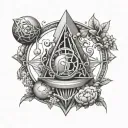 Serotonin tattoo design idea