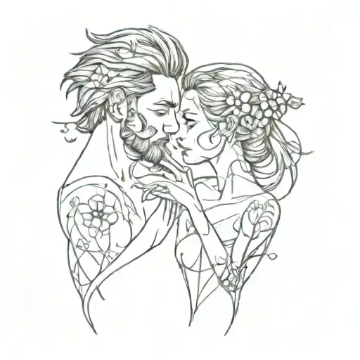 couple tattoos for lovers tattoo design idea
