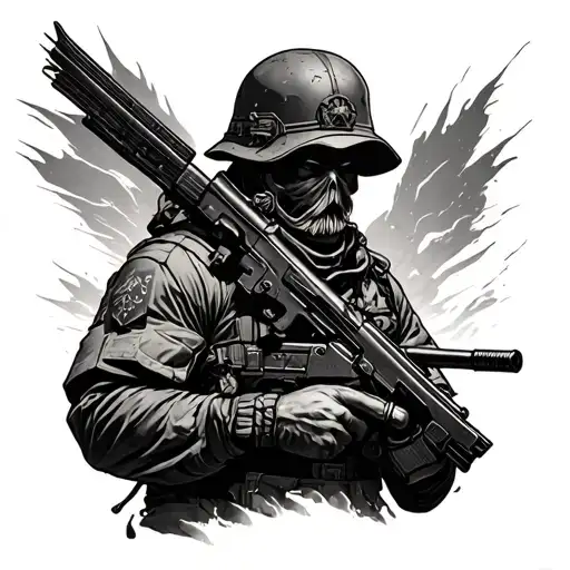 Battlefield tattoo design idea