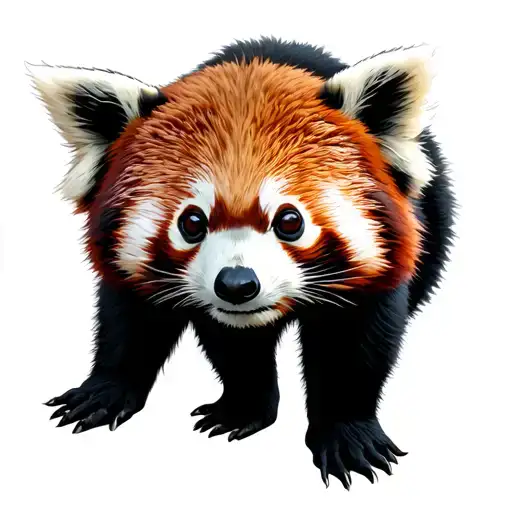 Red Panda tattoo design idea