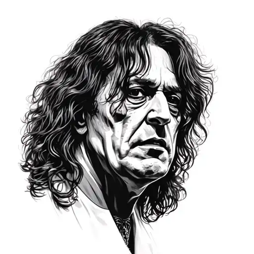 Ozzy Osbourne tattoo design idea