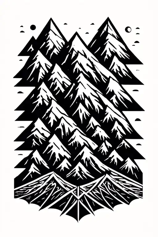 mountains faith new life tattoo tattoo design idea