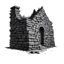 Stone Wall tattoo design idea