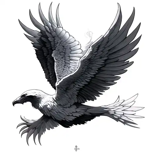 Icarus tattoo design idea