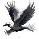 Icarus tattoo design idea