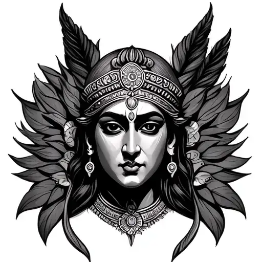 raja tattoo design idea
