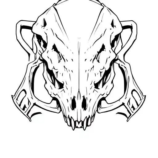 "Dinosaur skull" motorcycle helmet tattoo design idea