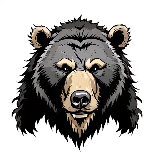 Viking, Bear, Härjedalen tattoo design idea