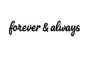 "tkt forever & always" tattoo design idea