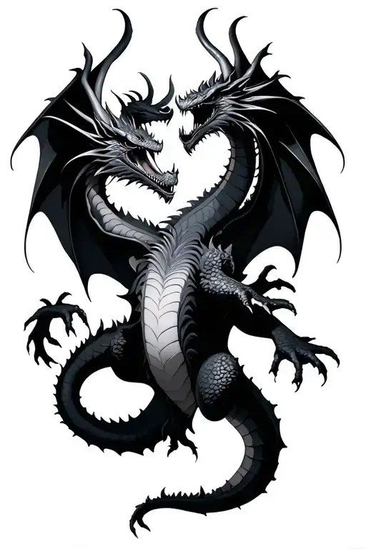 DANCING DRAGONS FROM AVATAR tattoo design idea