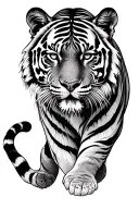 tiger tattoo design idea