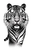 tiger tattoo design idea