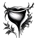 Vaginal tattoo design idea