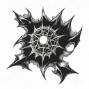 goth spikes tattoo without shape  tattoo design idea