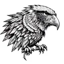 Aztec Eagle Warrior tattoo design idea