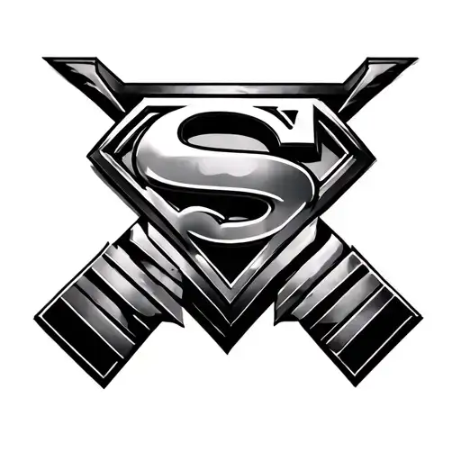 Superman Logo tattoo design idea