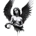 Gabriel Angel tattoo design idea
