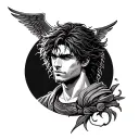 percy jackson half sleeve tattoo design idea