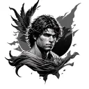 percy jackson half sleeve tattoo design idea