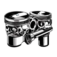 piston rods spark, E30 bmw, turbo, love, care, tattoo design idea