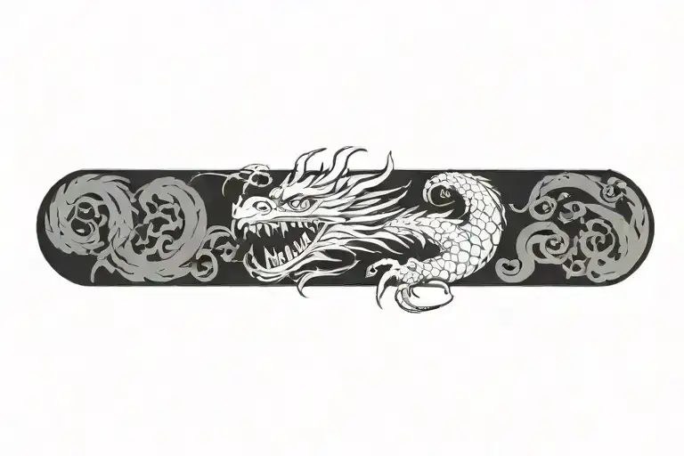 dragon tattoo design idea