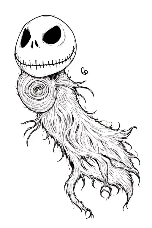 Nightmare before christmas and grinch forearm tattoo tattoo design idea