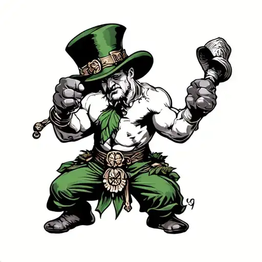 The Real McCoy fighting Irish  tattoo design idea