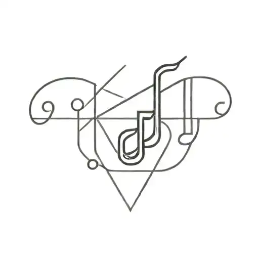 trap music tattoo design idea