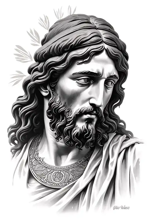 jesus christ tattoo design idea