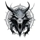 Cryptid tattoo design idea