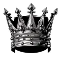 royal crown  tattoo design idea