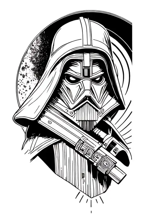 revan star wars tattoo design idea