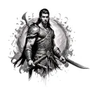 Illyrian Warrior tattoo design idea