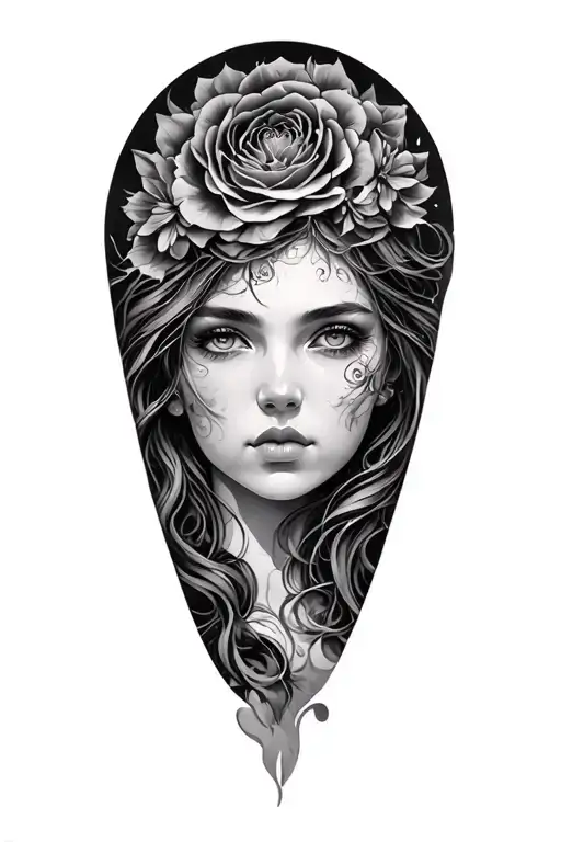 gemini constilation tattoo design idea