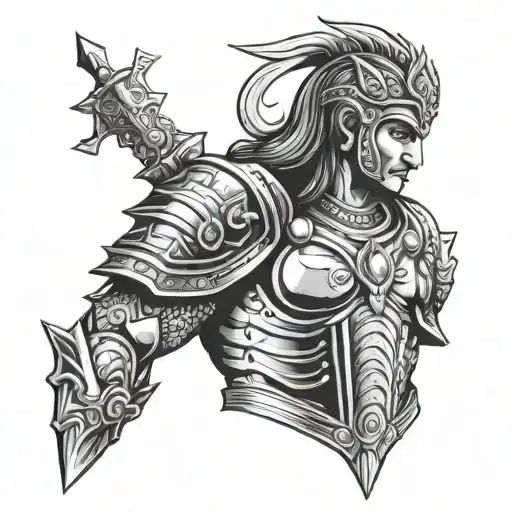 mahabharat karna armour design tattoo tattoo design idea