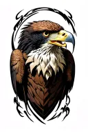 Eagle tattoo design idea