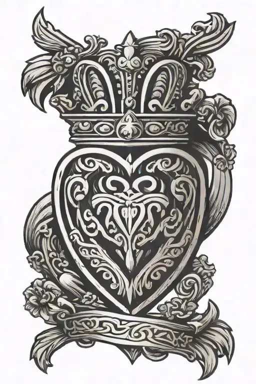 claddagh symbol tattoo design idea