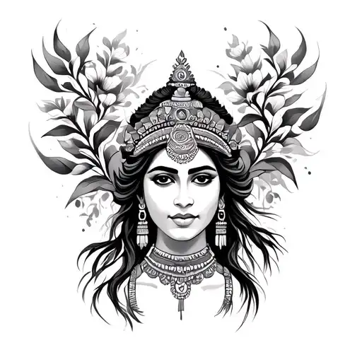 Nepali tattoo design idea