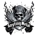 "AnythingMetal " mig welder tattoo design idea