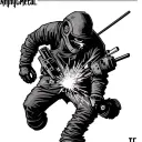 "AnythingMetal " mig welder tattoo design idea