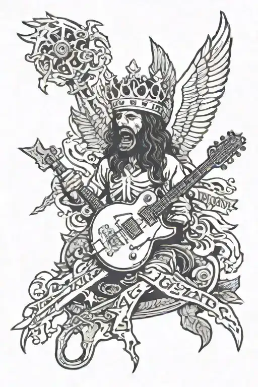 king gizzard related fan tattoo tattoo design idea