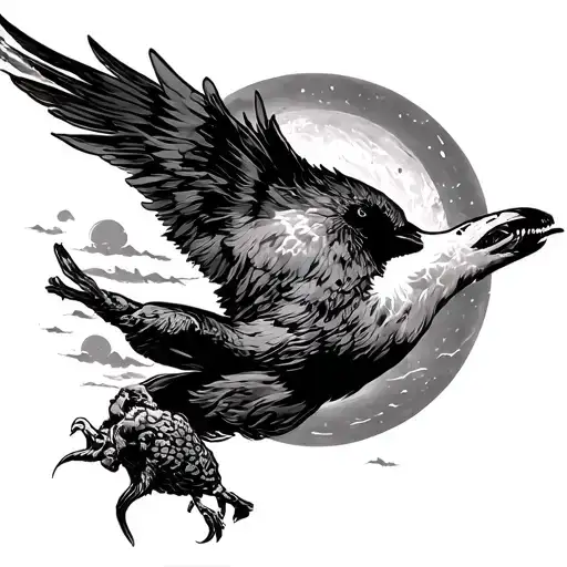 sky is the limit tattoo design idea