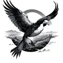 sky is the limit tattoo design idea