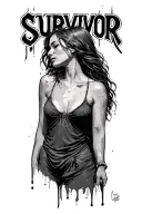 Survivor Of domestic abuse survivor tattoo design idea