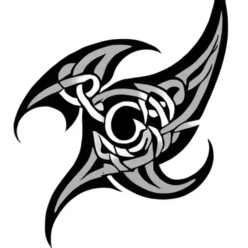 Celtic Tribal tattoo design idea