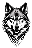 wolf face tattoo design tattoo design idea