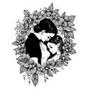 Aunt And Niece tattoo design idea