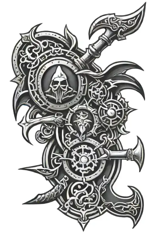 oldschool runescape tattoo design idea