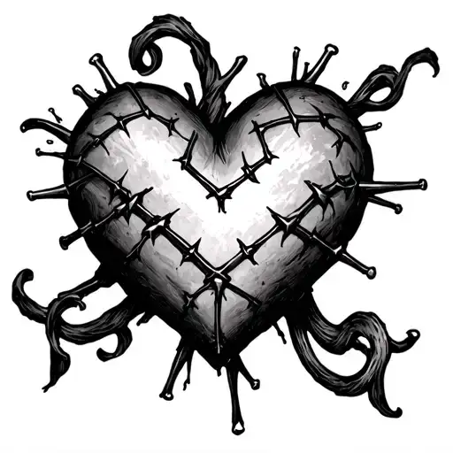wearing my heart on my sleeve with stitches on my wrist  tattoo design idea