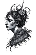 Do Not Go Gentle Into That Good Night tattoo design idea